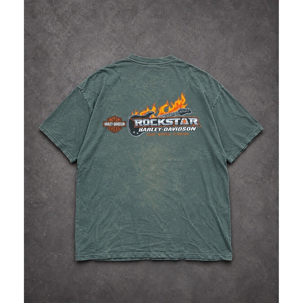 Harley-Davidson Rockstar Fort Myers Florida Graphic Tee 2XL
